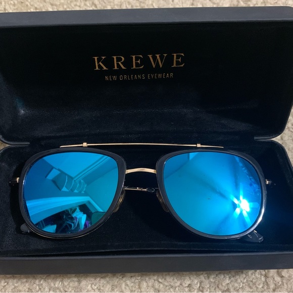 KREWE Accessories Krewe Breton 24k Aviator Sunglasses Poshmark